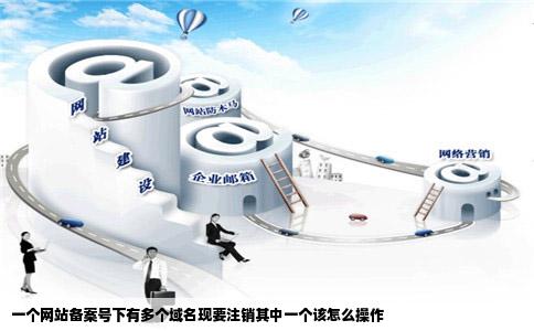 一个网站备案号下有多个域名现要注销其中一个该怎么操作