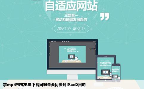 求mp4格式电影下载网站是要同步到iPad2用的