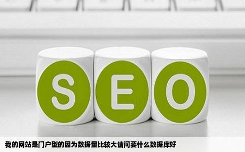 我的网站是门户型的因为数据量比较大请问要什么数据库好