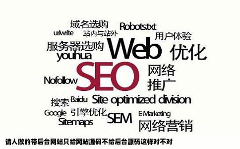 请人做的带后台网站只给网站源码不给后台源码这样对不对