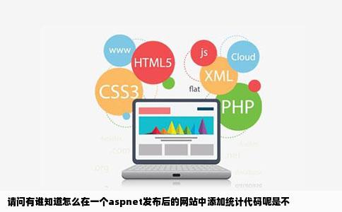 请问有谁知道怎么在一个aspnet发布后的网站中添加统计代码呢是不