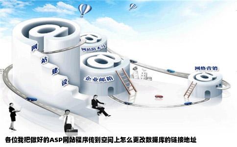 各位我把做好的ASP网站程序传到空间上怎么更改数据库的链接地址