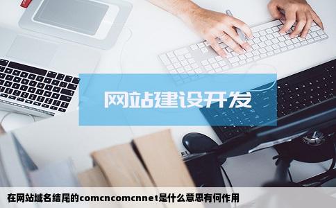 在网站域名结尾的comcncomcnnet是什么意思有何作用
