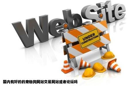国内有好的的宠物狗网站交易网站或者论坛吗
