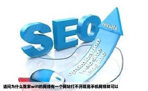 请问为什么我家wifi的网络有一个网站打不开啊用手机网络就可以