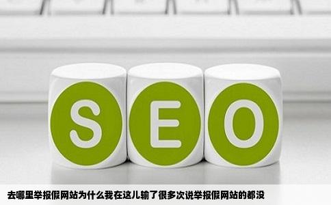 去哪里举报假网站为什么我在这儿输了很多次说举报假网站的都没