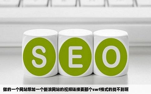 做的一个网站想加一个新浪网站的视频链接要那个swf格式的找不到啊