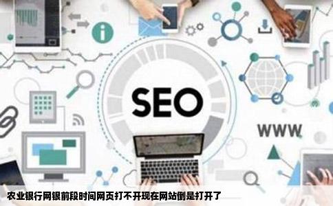 农业银行网银前段时间网页打不开现在网站倒是打开了