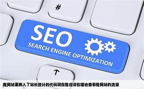 我网站里嵌入了站长统计的代码现在我应该在哪去查看我网站的流量