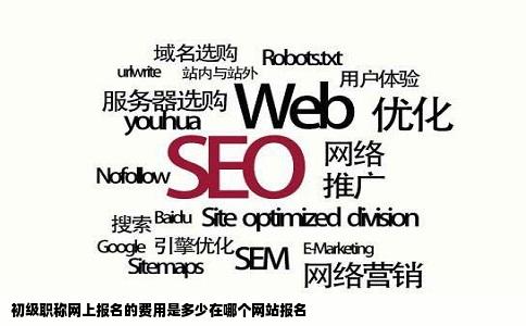 初级职称网上报名的费用是多少在哪个网站报名