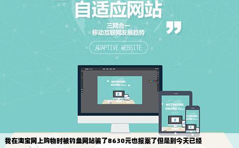 我在淘宝网上购物时被钓鱼网站骗了8630元也报案了但是到今天已经