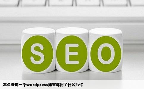 怎么查询一个wordpress博客都用了什么插件