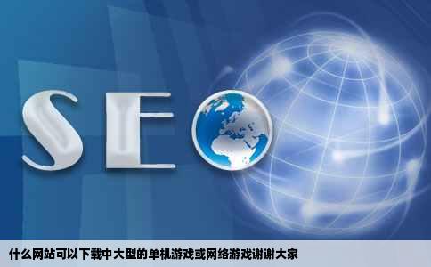 什么网站可以下载中大型的单机游戏或网络游戏谢谢大家