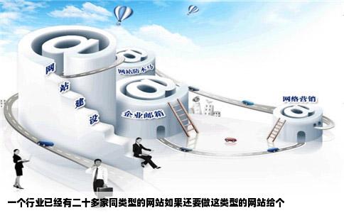 一个行业已经有二十多家同类型的网站如果还要做这类型的网站给个