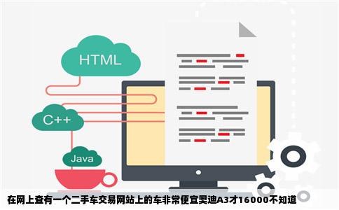 在网上查有一个二手车交易网站上的车非常便宜奥迪A3才16000不知道