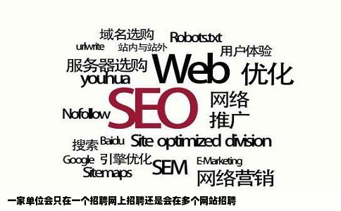一家单位会只在一个招聘网上招聘还是会在多个网站招聘