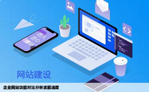 企业网站功能对比分析求解速度