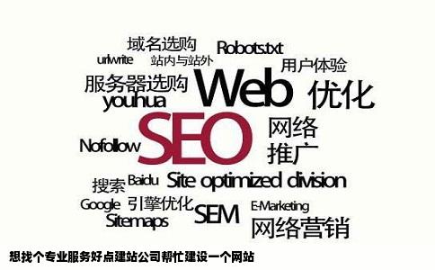 想找个专业服务好点建站公司帮忙建设一个网站