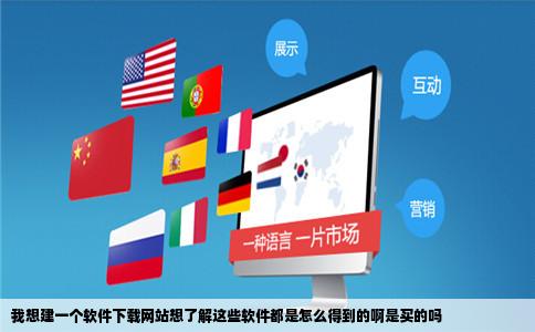 我想建一个软件下载网站想了解这些软件都是怎么得到的啊是买的吗