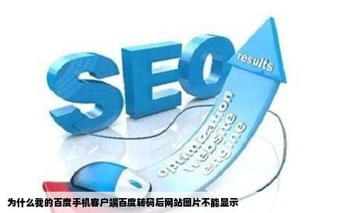 为什么我的百度手机客户端百度转码后网站图片不能显示