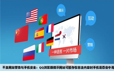 不良网站警告与手机安全：QQ浏览器提示网站可能存在非法内容时手机是否会中毒