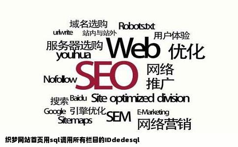 织梦网站首页用sql调用所有栏目的IDdedesql