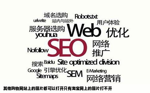 其他购物网站上的图片都可以打开只有淘宝网上的图片打不开