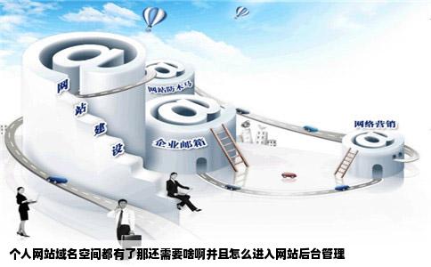个人网站域名空间都有了那还需要啥啊并且怎么进入网站后台管理