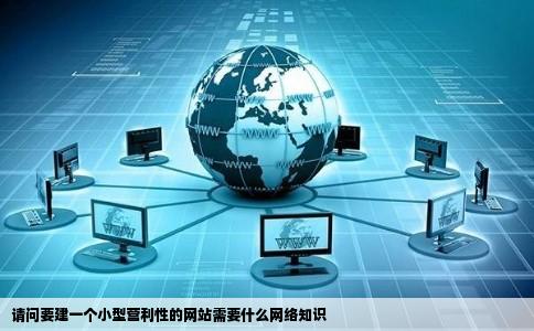 请问要建一个小型营利性的网站需要什么网络知识