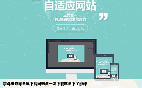求斗破苍穹全集下载网站点一次下载就全下了那种