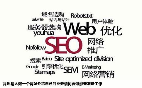 我想请人做一个网站介绍自己的业务请问要做那些准备工作