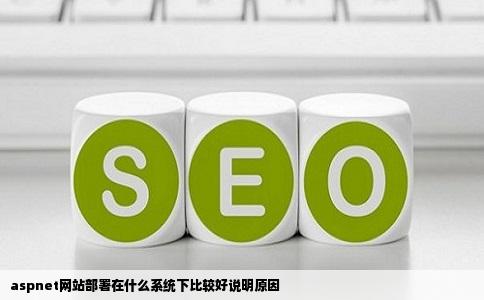 aspnet网站部署在什么系统下比较好说明原因