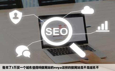 我花了3万买一个域名值得吗做网站的nvya这样的做网站是不是域名不