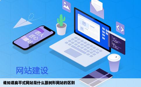 谁知道扁平式网站是什么跟树形网站的区别