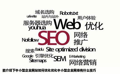 能介绍下中小型企业网站如何优化优化中小型企业网络有什么技巧