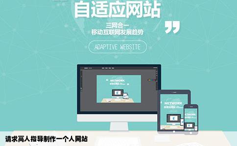 请求高人指导制作一个人网站