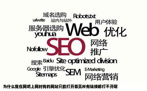 为什么我在网吧上网时有的网站只能打开首页所有链接都打不开啊