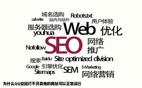 为什么QQ空间打不开其他的网站可以正常运行