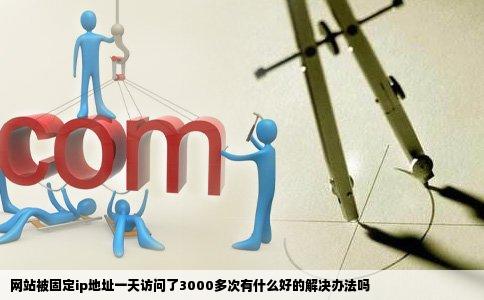 网站被固定ip地址一天访问了3000多次有什么好的解决办法吗