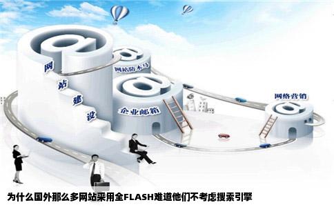 为什么国外那么多网站采用全FLASH难道他们不考虑搜索引擎
