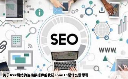关于ASP网站的连接数据库的代码conn13是什么意思啊