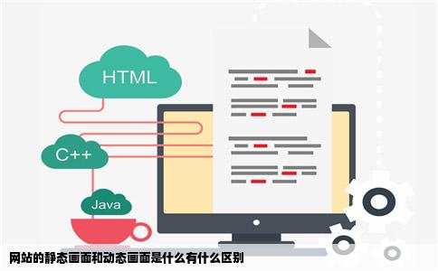 网站的静态画面和动态画面是什么有什么区别