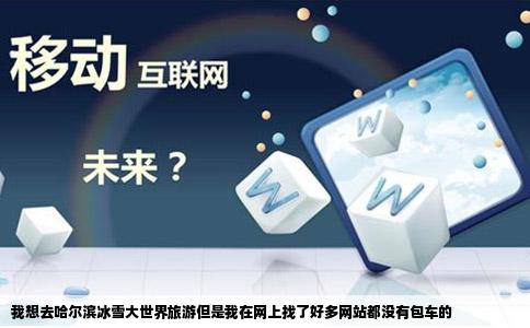 我想去哈尔滨冰雪大世界旅游但是我在网上找了好多网站都没有包车的