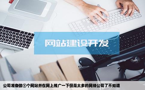 公司准备做①个网站并在网上推广一下但是太多的网络公司了不知道