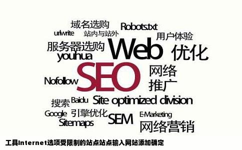 工具Internet选项受限制的站点站点输入网站添加确定
