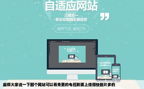 麻烦大家说一下那个网站可以看免费的电视剧要上传得快新片多的