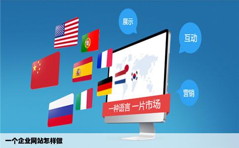 一个企业网站怎样做