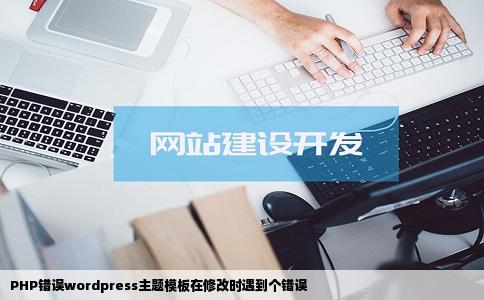 PHP错误wordpress主题模板在修改时遇到个错误