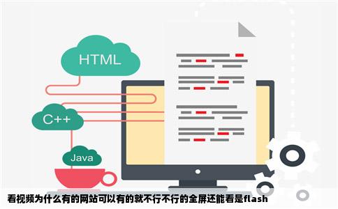 看视频为什么有的网站可以有的就不行不行的全屏还能看是flash