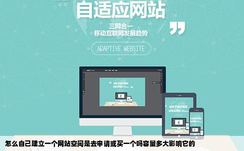 怎么自己建立一个网站空间是去申请或买一个吗容量多大影响它的